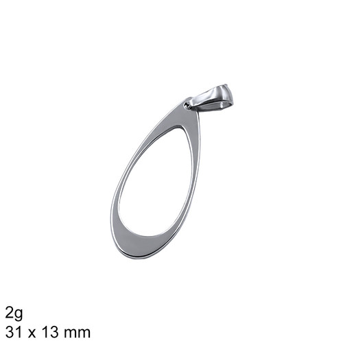 ŠPERKYLA.CZ • Přívěsek - 3PP53590 - 31 x 13 mm - 2g