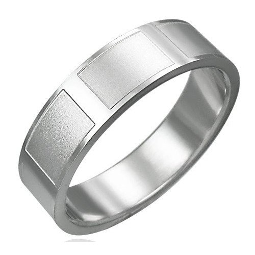 Ocelový prsten - RRK001BA