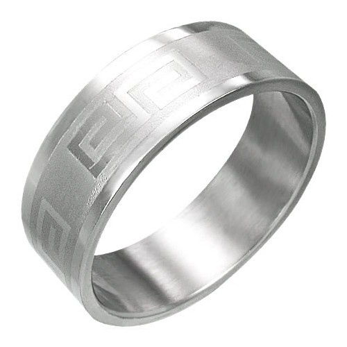 Ocelový prsten - RCH005BA
