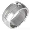 Ocelový prsten - ZRO016BA