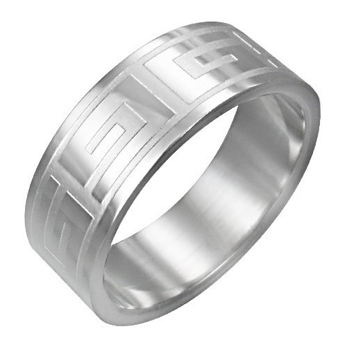 Ocelový prsten - ERA019BA - Velikost 55 (7)