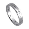 Ocelový prsten s zirkonem - RSS239